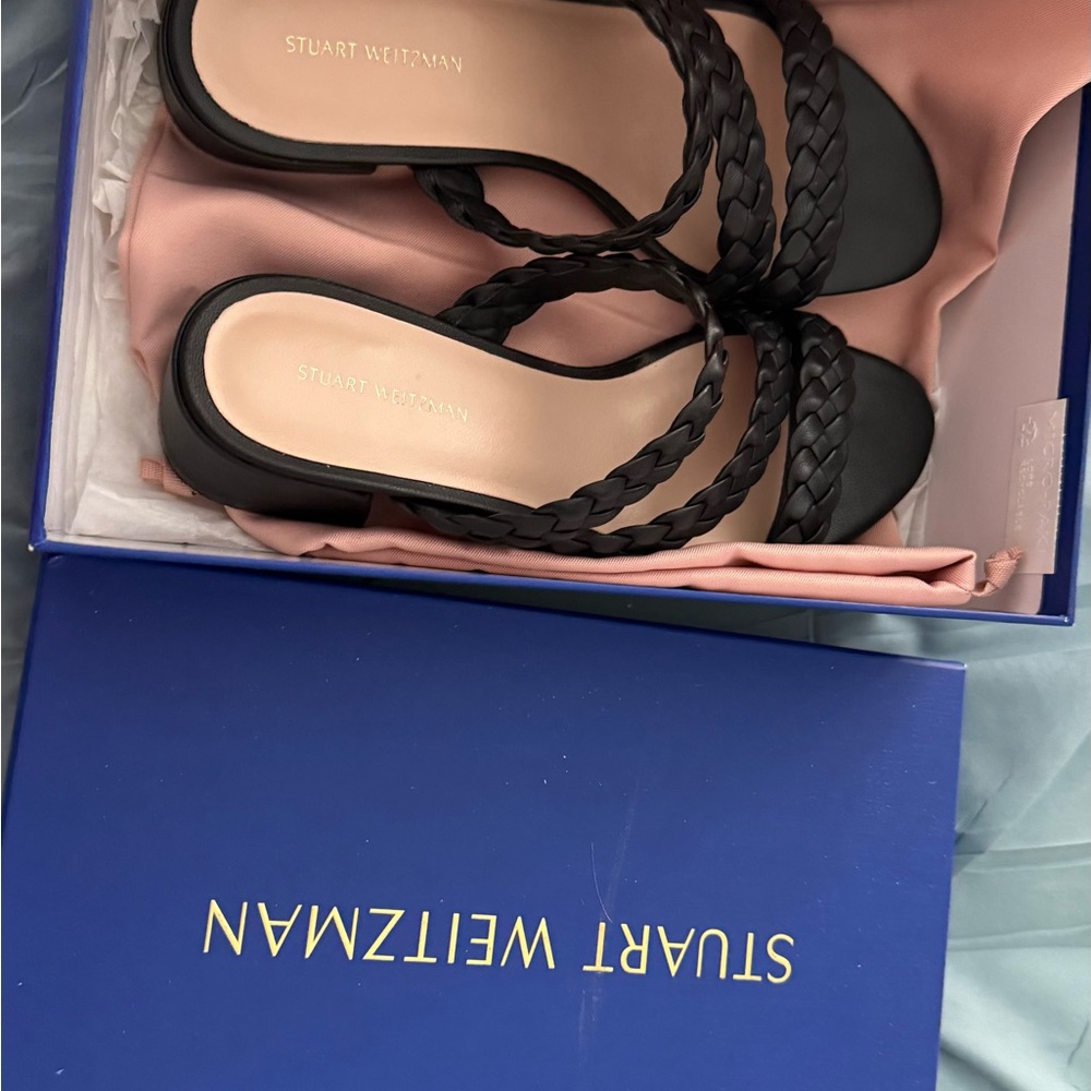 Stuart Weitzman Black Women's Sandals